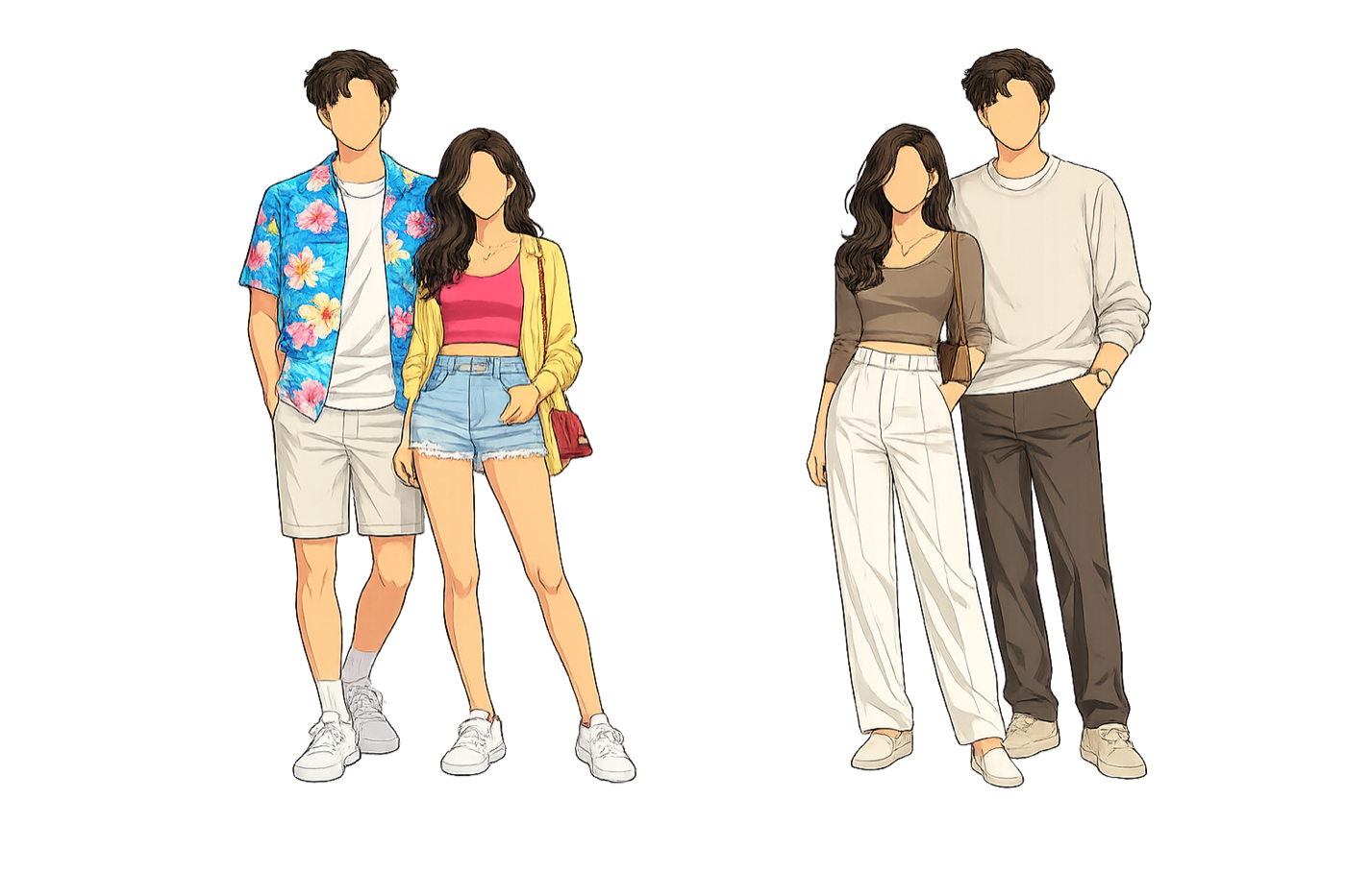 Outfit color comparison and scoring